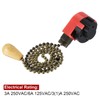 sourcing map Pull Chain Switch 3 Speed 4 Wire Replacement