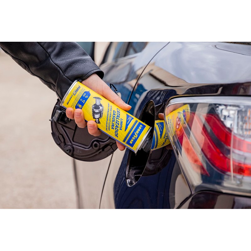 Detergente per catalizzatori di benzina Goodyear Pro Additives. Additivo per