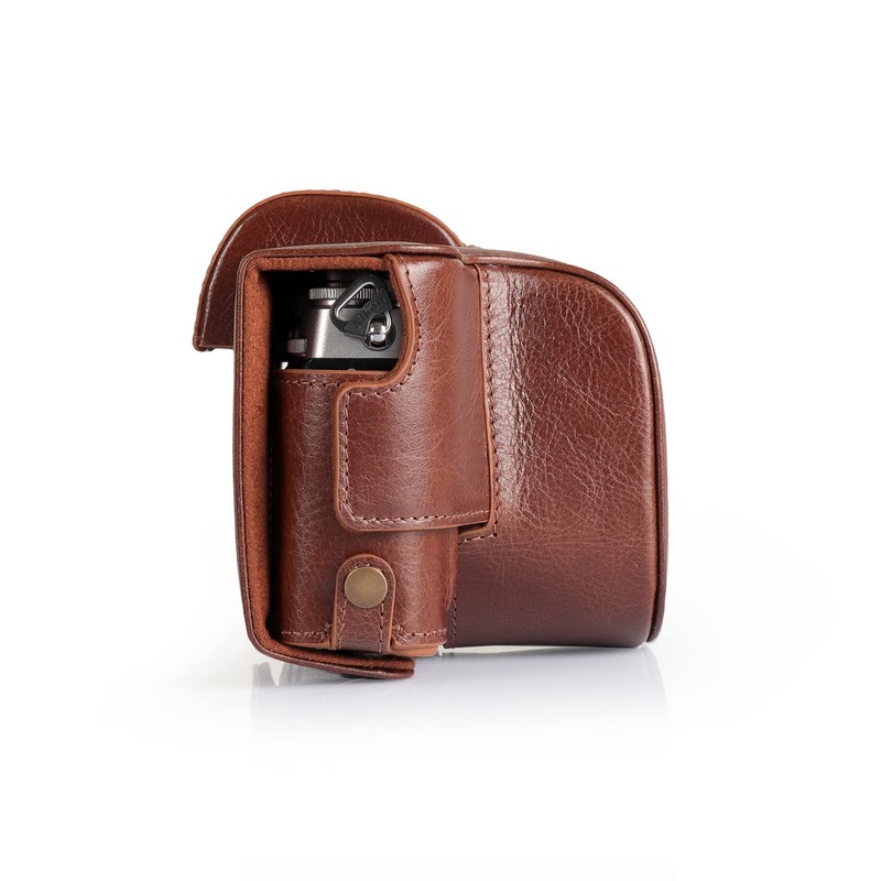 MegaGear Ever Ready Genuine Leather Camera Case Compatible with Nikon