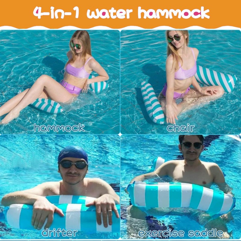 TUXUNQING Water hammock, inflatable hammock, pool inflatable hammock, pool float,