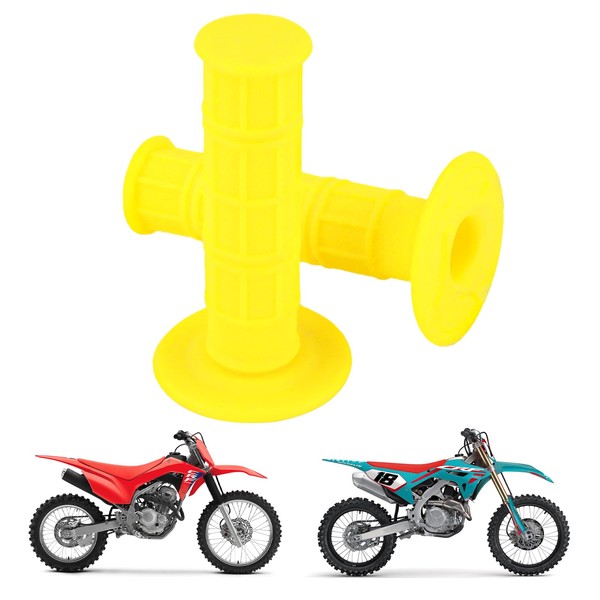 22MM 7/8" Universal Motorcycle Handlebar Grips Anti-slip Rubber Motocross Gel