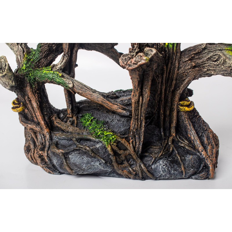 TAOMYPETS Fish Tank Decorations Aquarium Décor Resin Artificial Tree Trunk