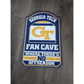 Unbranded Georgia Tech Fan Cave Sign