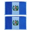 EmWoot 2PCS Guatemala Flag Patch Embroidered Morale Patch Military Tactical