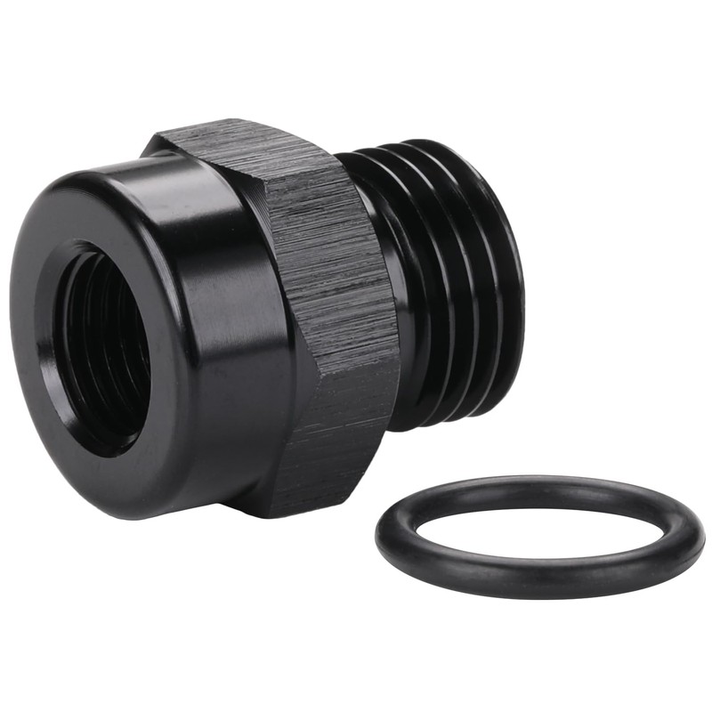 6AN -6 ORB O-ring Boss to M10x1.0 Female Port Adapter