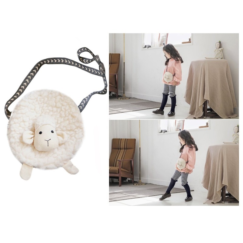 OFKPO Children's Cute Shoulder Bag, Cartoon Children's Backpack Coin Purse