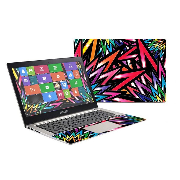 MightySkins Skin Compatible with Asus Zenbook 13.3" - Color Bomb | Protective, Durable, and Unique Vinyl Decal wrap Cover | Easy to Apply, Remove, and Change Styles | Made in The USA