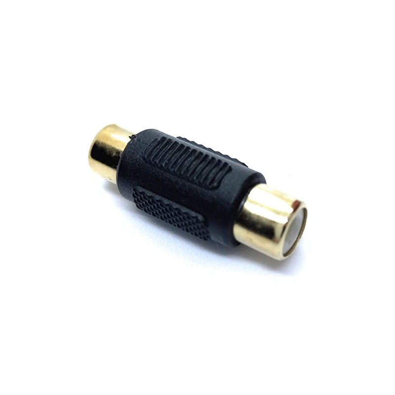 RCA to RCA Coupler Adapter, Socket to Socket for Audio