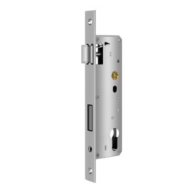 Stainless Steel Tubular Frame Lock, 85 x 30 mm Mortice Lock Metal Door for Garden Door Lock, Backset 25 mm, Distance 85 mm, Left / Right