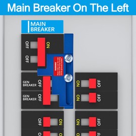 ACANORA Generator Interlock Kit for Bryant 150 or 200 Amp Main Breaker Panels, Blue