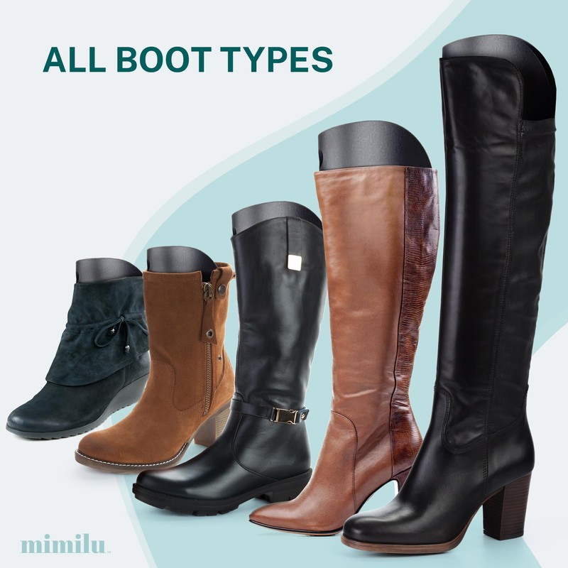 MIMILU 10 Pieces (5 Pairs) Boot Shaper Form Inserts. Stand