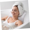LALAFINA Bath Pillow Bathroom Bath Pillows White Anti-Slip Bathtub Pillow