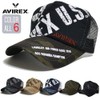 Avilex AX3900 Mesh Cap, English Letters Logo, Hat Cap, Avilex