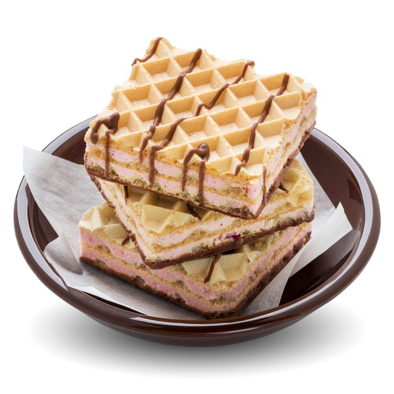 WonderSlim Protein Wafer Snack Bar, Raspberry, 200 Calories, 15g Protein,