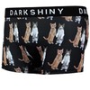 DARK SHINY Boxer Shorts, Creators' Collaboration, Flying Cat, Unisex, Nyanstai