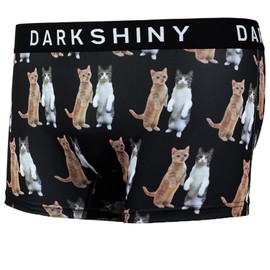 DARK SHINY Boxer Shorts, Creators' Collaboration, Flying Cat, Unisex, Nyanstai
