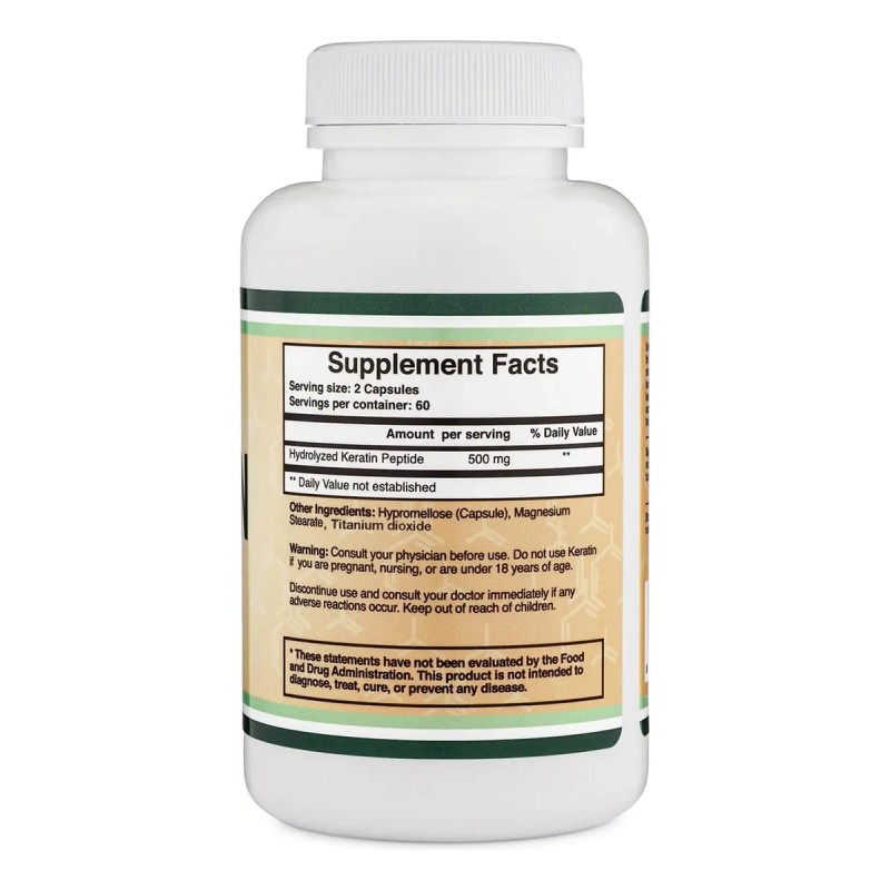 Vitamina Queratina Crecimiento Cabello 500