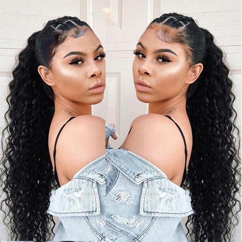 Nicewig Water Wave 13x4 HD Lace Front Closure Human Hair