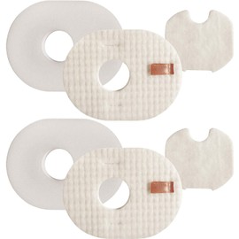 Paquete de 2 filtros de aspiradora de repuesto compatible con Shark Rocket HV300, HV301, HV300W, HV302, HV305, HV310, UV450 Kit de filtro de espuma y fieltro, piezas de repuesto # XFFV300
