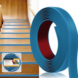 SENUN Stairs, Anti-Slip Tape, Strong, Easy to Apply, 0.1 inch (3 mm) Thick, Anti-Slip Mat, Stepladder, Anti-Slip for Stairs, Indoor/Outdoor, Fall Prevention, Safety Measures, Accident Prevention, OK for Rentals (3M x 3cm, Blue)