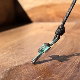 Tiny Heartfelt Cross Necklace - Small Cross with Heart, Love and Faith, Christian Charm, Catholic Pendant, Religious Jewelry, Women Gifts, Cute Gift for Girls, Protect us (Patina)