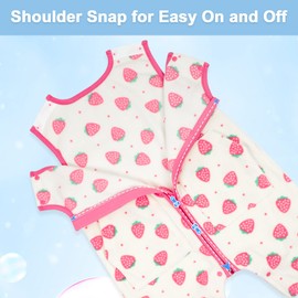 MOEMOE BABY Sleeping Bag with Legs Fleece Toddler Sleeping Bag with Feet 1.0 Tog Sleep Sack for Spring Sleeveless Wearable Blanket 6 month-3 Years