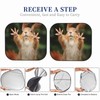KiuLoam Squirrel Funny Animal Meets Car Windshield Sun Shade, 2-Piece