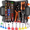 SOMELINE Ferrule Crimping Tool, Ratchet Pliers for AWG24-8 with 23