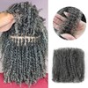 16inch Afro Kinkys Bulk Human Hair Human Hair for Locs/Twists/Braids/Repair