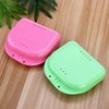 5pcs Retainer Case Mouth Guard Case Orthodontic Dental Retainer Box