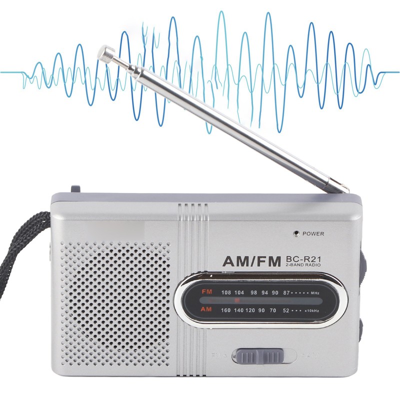 Universal Portable AM/FM Mini Radio Stereo Speakers Receiver Music Player