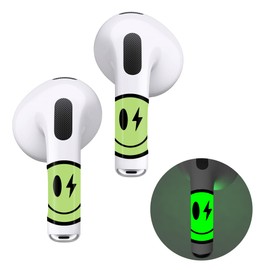 RockMax for AirPod 3 Skin Wrap, Glow in The Dark Emoticon Stickers for AirPod 3, DIY Luminous Decal Wraps, Long-Lasting, Easy to Apply, Ideal Gift for Kids and Birthday