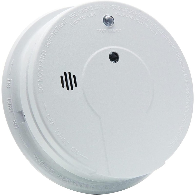 Kidde Smoke Detector, Hardwired Smoke Alarm with 9-Volt Battery Backup,