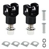 Motorcycle Foot Pegs Mount Supports Compatible with Harley Softail FX