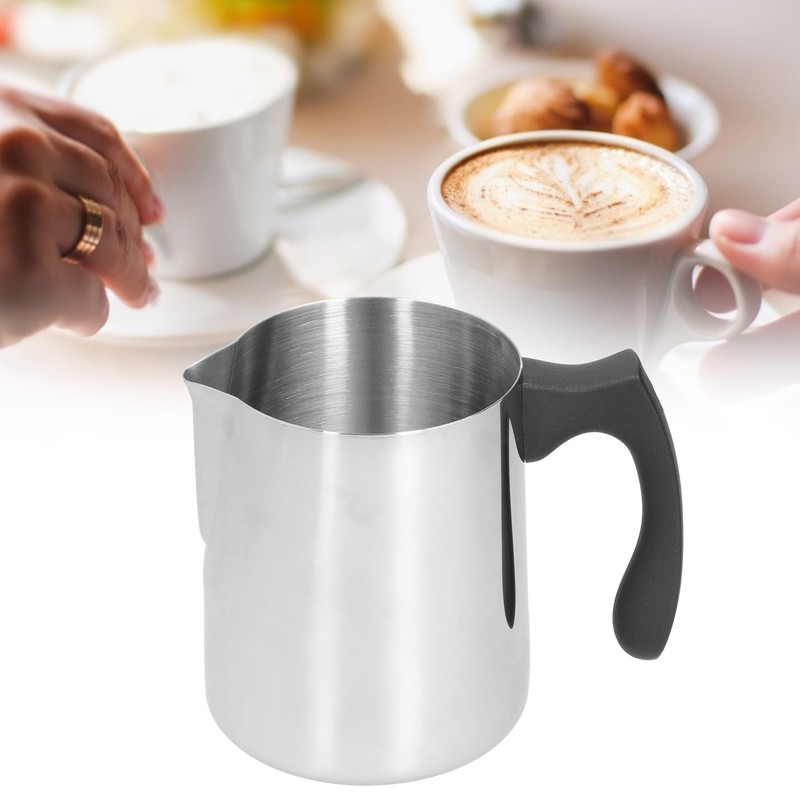 Milk Frothing Pitcher Stainless Steel Coffee Steaming Jug Latte Art