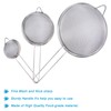 Wellehomi Fine Wire Mesh Kitchen Sieve Set 7,12,18cm with Rim