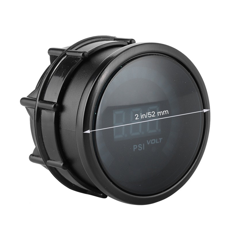 2in Digital Oil Pressure Gauge Meter 0‑120 PSI LED Display