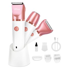 Ufree Electric Shaver Razors for Women Pubic Hair, Bikini Trimmer for Face and Body Hair, Wet & Dry Use Groomer, Hair Trimmer, Birthday Gifts for Women, Gold