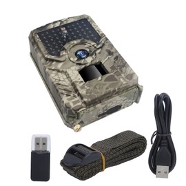 PR200PRO Infrared Trail Camera 16MP High‑Definition Lens Camera for Wildlife Monitoring 49Pcs 940 Infrared Lights