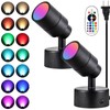 ELEGLO 10W RGBW Color Changing Up Lights Indoor with Remote