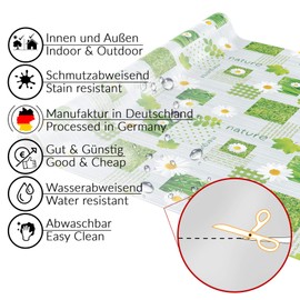 Anro Washable Oilcloth Wax Tablecloth