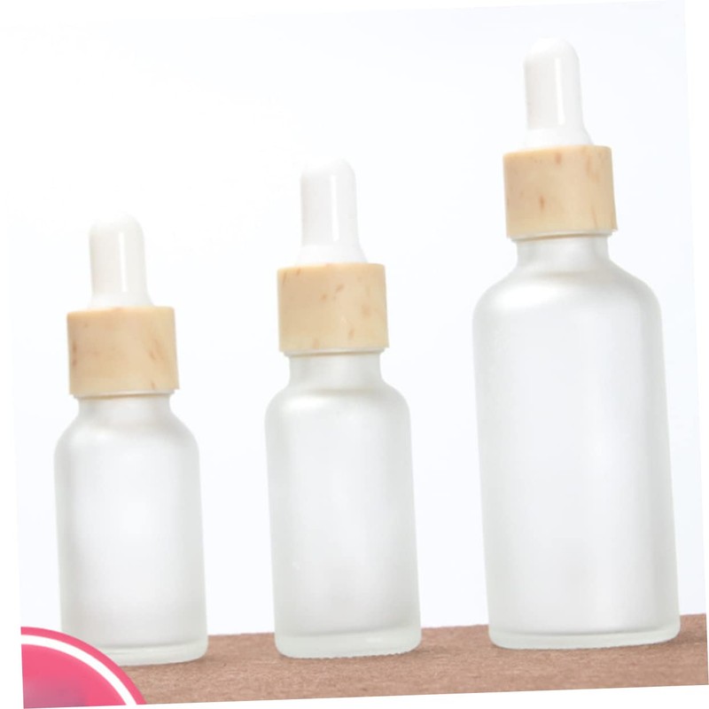 Baluue 1set Subpackaging Bottle Dropper Bottle Lab Sample Storage Jars