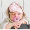 RaZbaby JollyPop Baby Pacifier Newborn, Double Pack, Pink, 0-3 Months