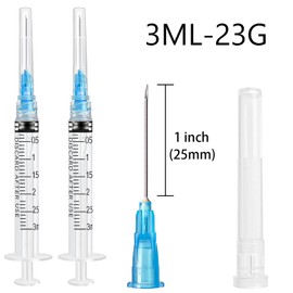 3ml with 23Ga 1inch for Scientific Labs, Transfer of Liquids（16 Pack）
