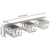 ZUZITO LED Dimmable Bathroom Vanity Lighting Fixtures Modern Crystal Vanity