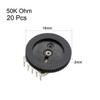 sourcing map B503 50K Ohm Dial Volume Wheel for Duplex