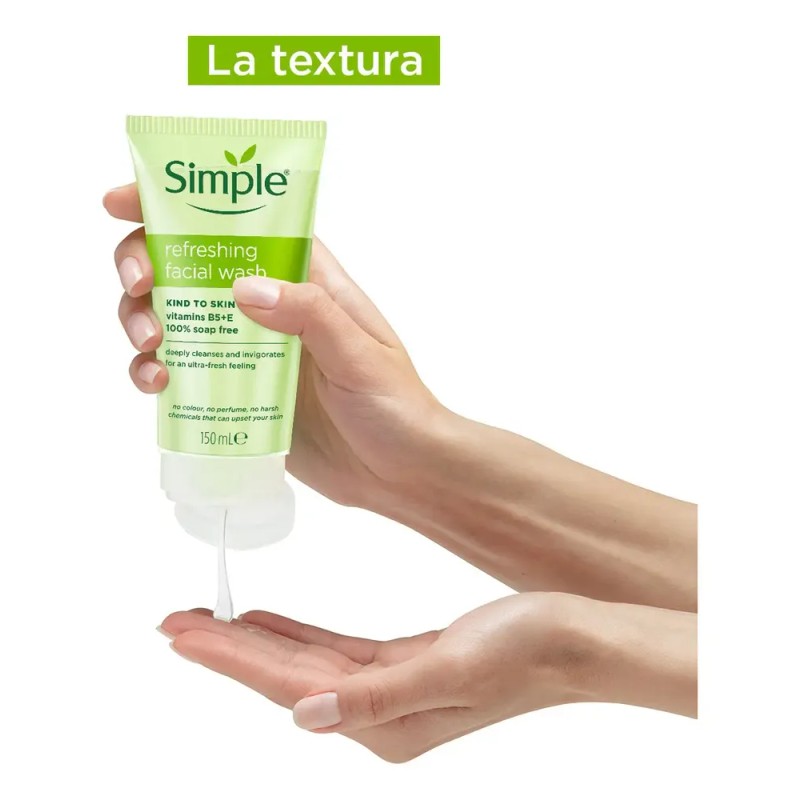 Gel De Limpieza Facial Refrescante Simple X 150 Ml