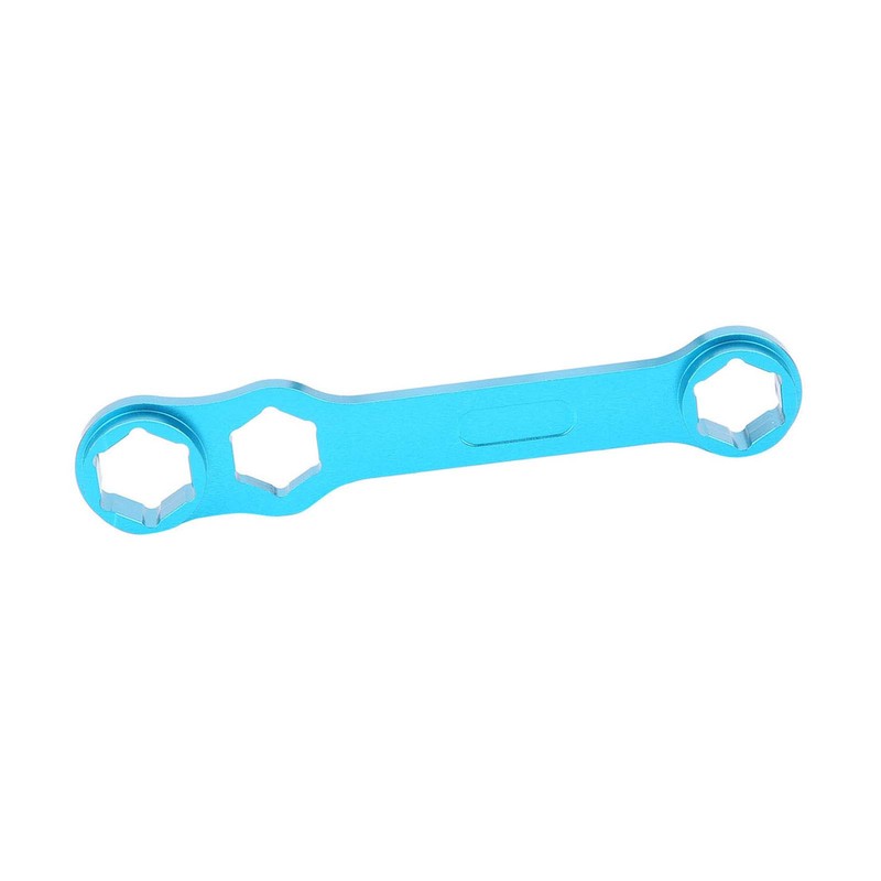 DIY Casting Fishing Reel Wrench Blue Aluminium Alloy Spanner Repairing