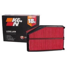 K&N Engine Air Filter: Long Life 18,000 Mile Replacement Air Filter: Compatible with 2015-2016 Honda CR-V, KNA-5031