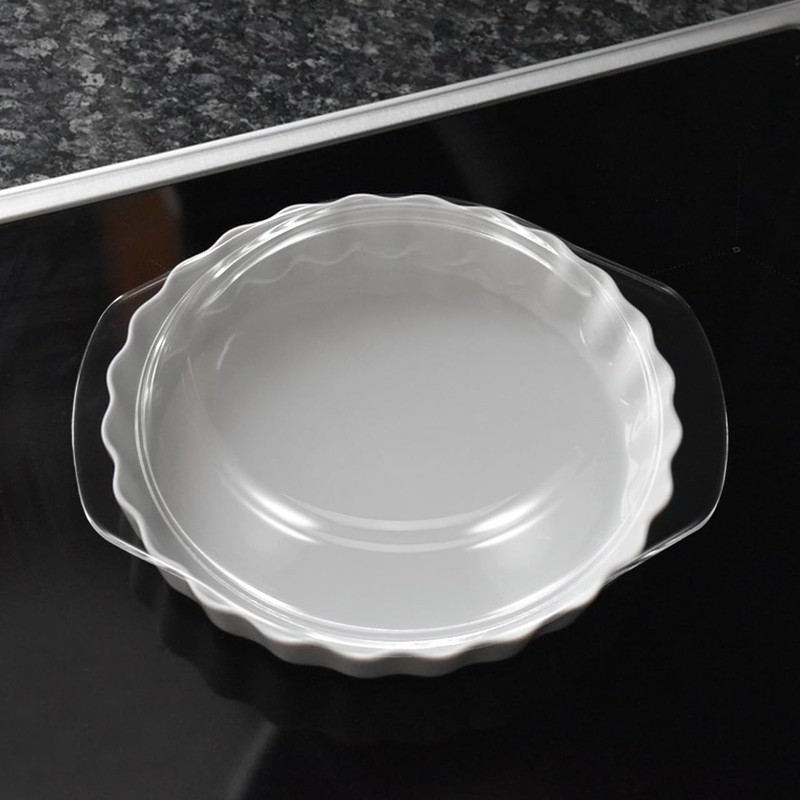 KICHOUSE Glass Microwave Cover Anti Splash Lid for Microwave Oven